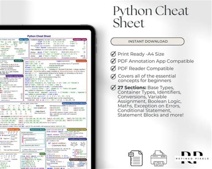 Python PDF Cheat Sheet: Quick Reference for Automating PDF Tasks