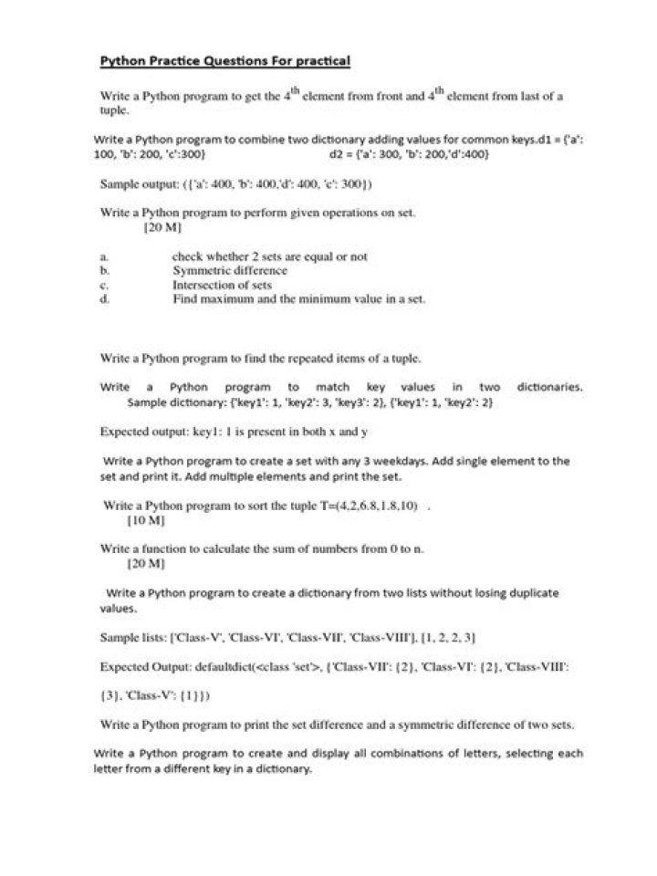 Master Python with Free Practice Questions PDF
