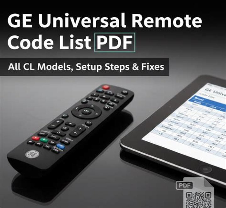 QFX Universal Remote Code List PDF – Complete Guide & Download
