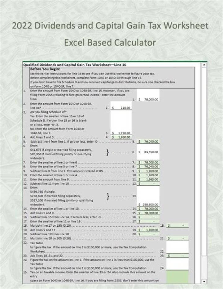 2020 Qualified Dividends & Capital Gain Tax Worksheet: PDF Guide