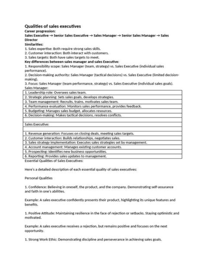Key Qualities of a Sales Manager PDF Guide