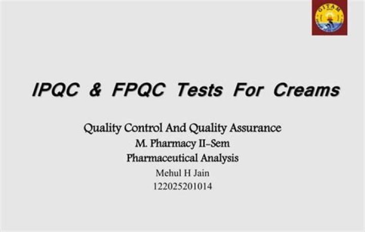 Quality Control Tests for Creams: Essential PDF Guide