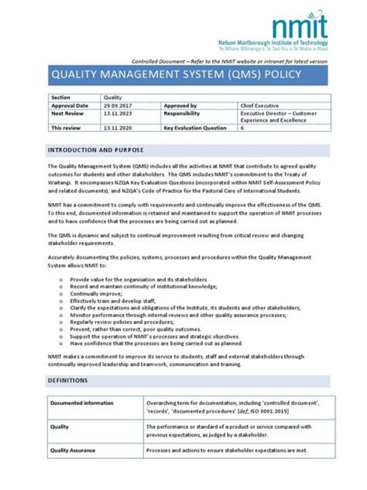 Quality Management Policy PDF: Essential Guidelines for Compliance & Excellence