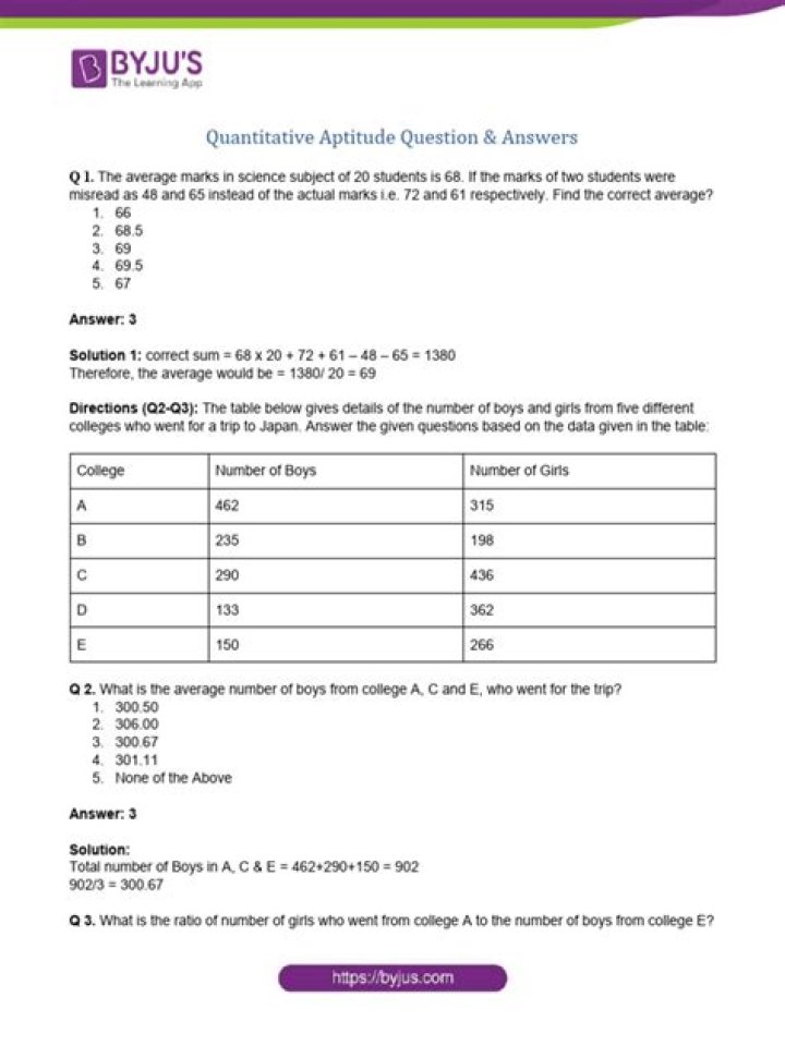 Master Quantitative Aptitude Questions PDF – Download Now