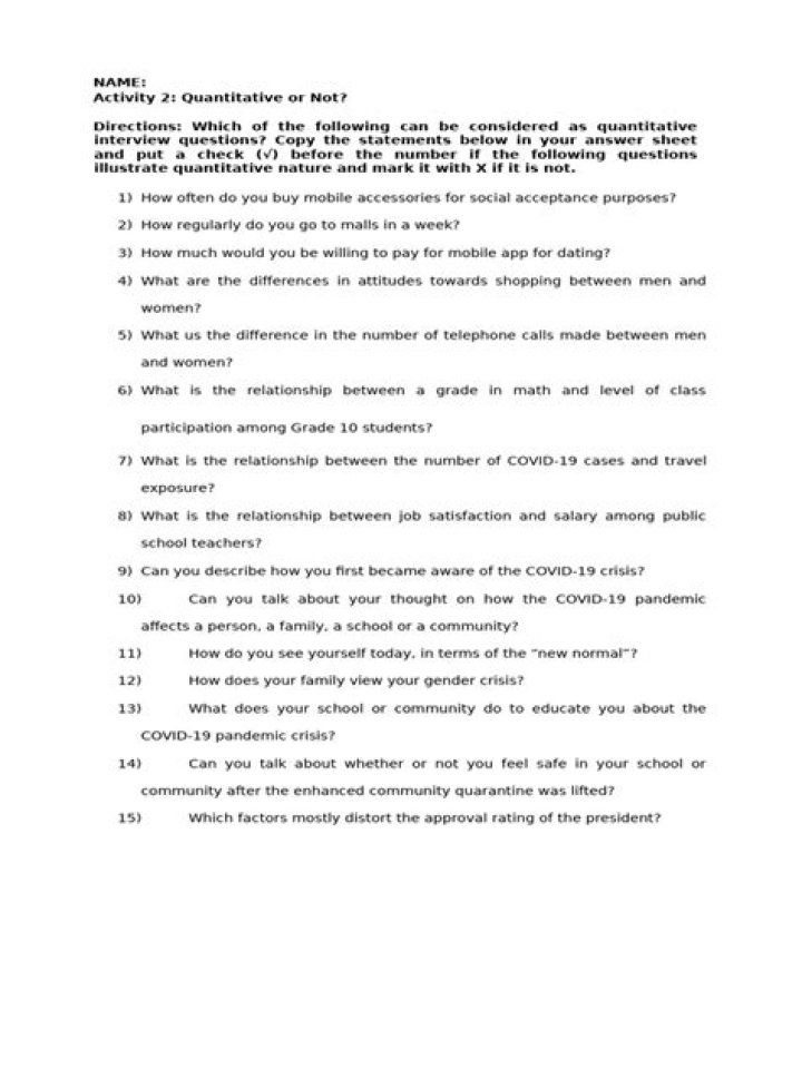 Quantitative Interview Questions PDF: Mastering Data-Driven Answers