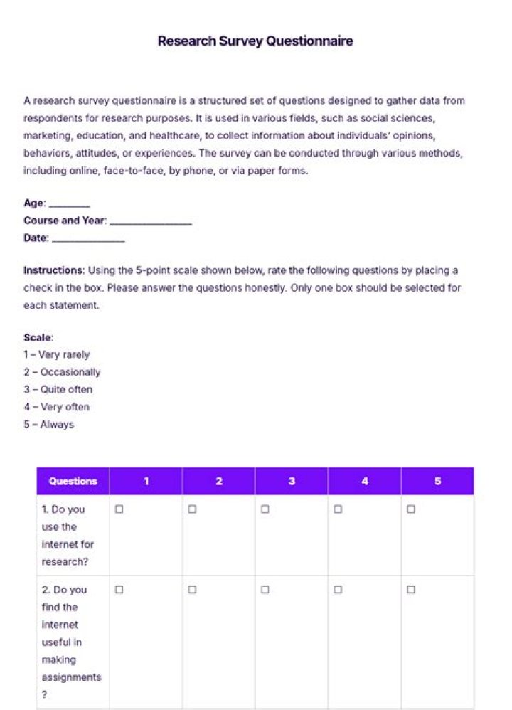 Quantitative Survey Questions Examples PDF: Perfect for Research & Analysis