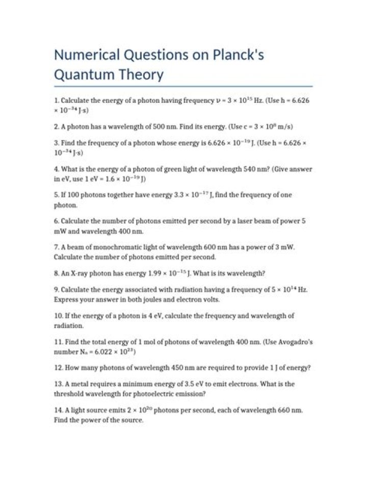 Quantum Theory Questions & Answers PDF – Expert Guide