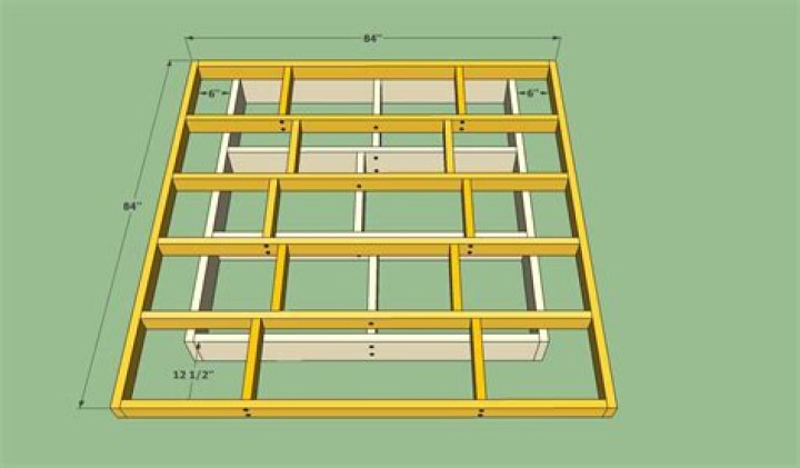 Free Queen Size Floating Bed Frame Plans PDF – Easy DIY Assembly