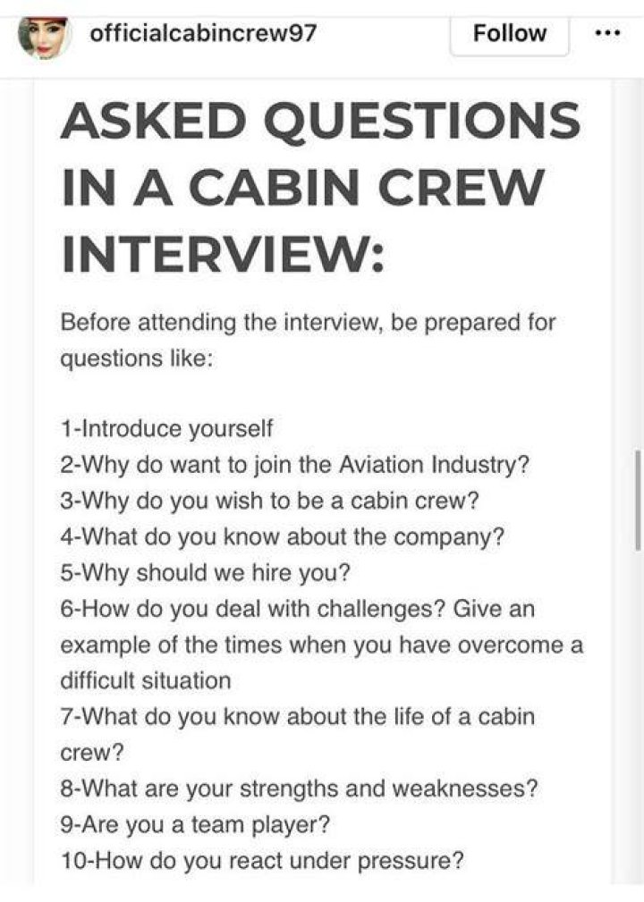 Cabin Crew Interview Q&A PDF: Key Questions & Answers
