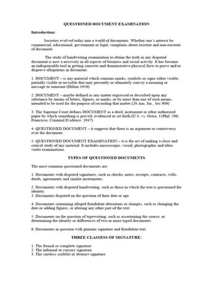 Questioned Document Examination PDF: Expert Analysis & Forensic Insights