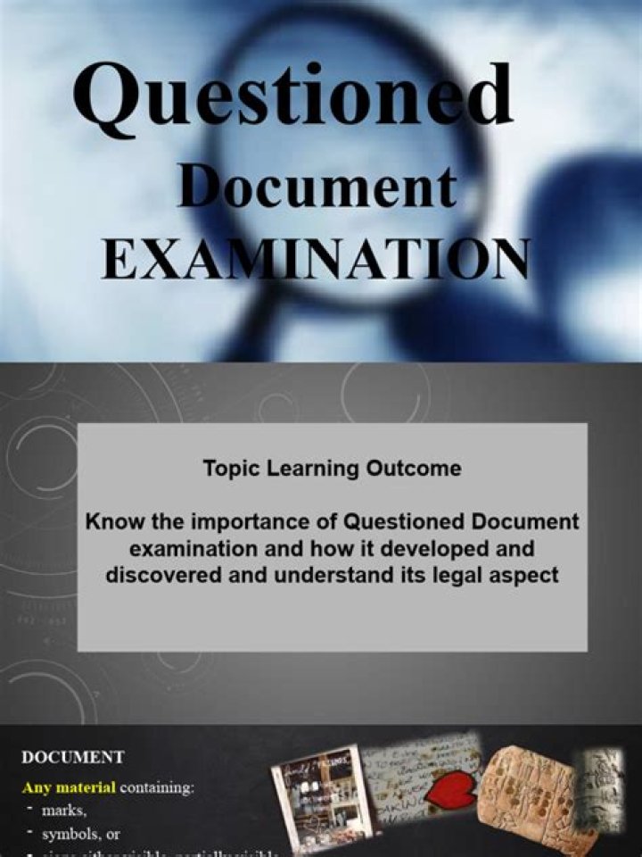 Verified Questioned Document PDF Analysis & Expert PDF Authentication