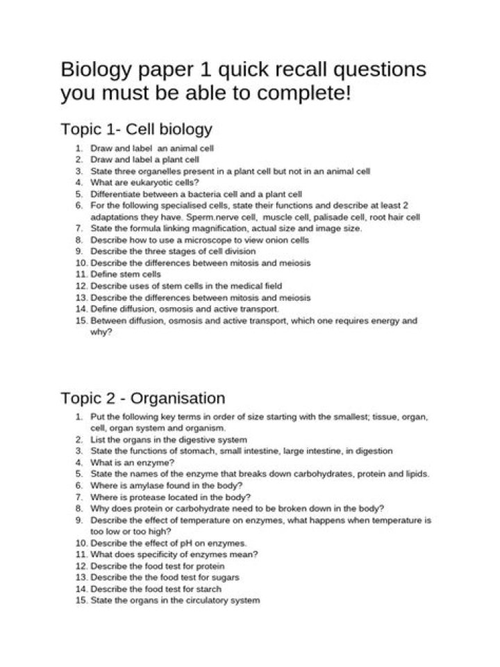 Quick Recall Questions PDF for Instant Memory Boost