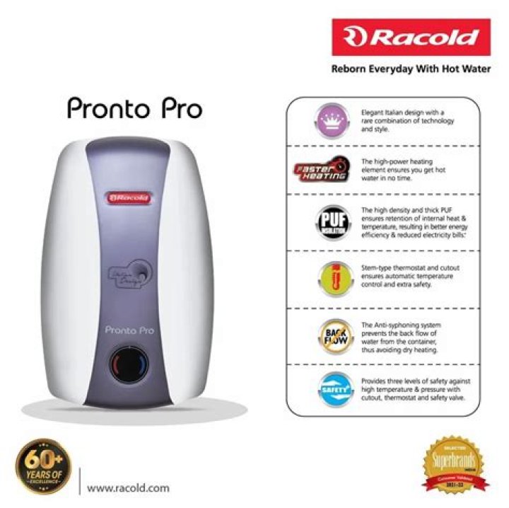 Racold Geyser Price List PDF – Compare Top Models & Get Best Deals