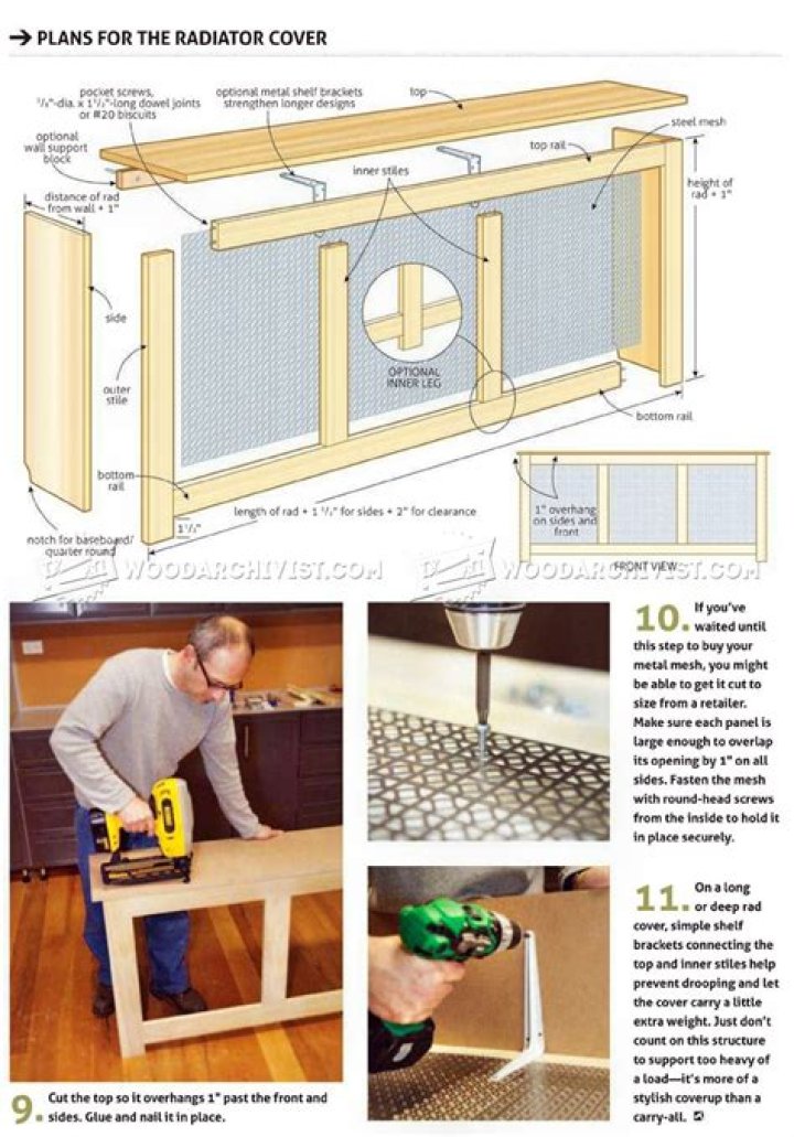 Free Radiator Cover Plans PDF – Download Free Installation Guide