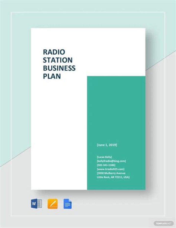 Complete Radio Station Business Plan PDF for Launch Success