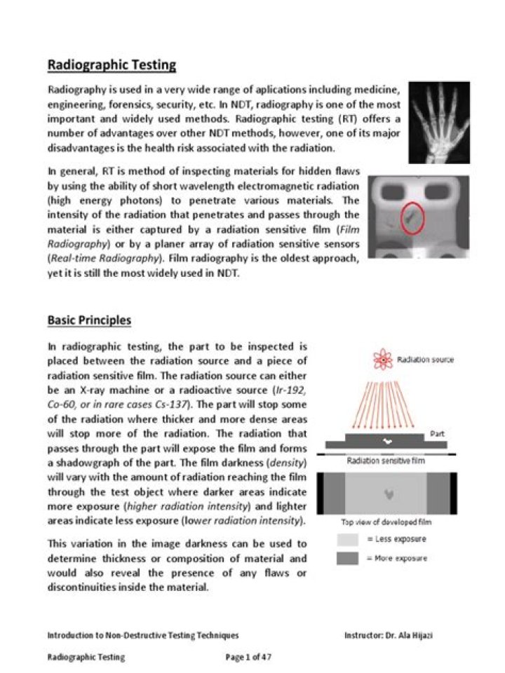 Radiographic Testing PDF: Essential Guide to Non-Destructive Evaluation
