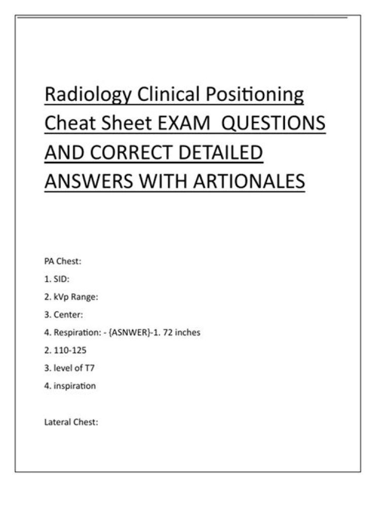 Radiology CPT Questions & Answers PDF – Master Imaging Billing