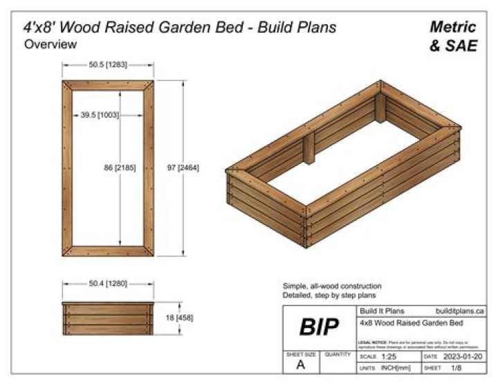 Free Raised Garden Bed Plans PDF for Easy DIY Gardening