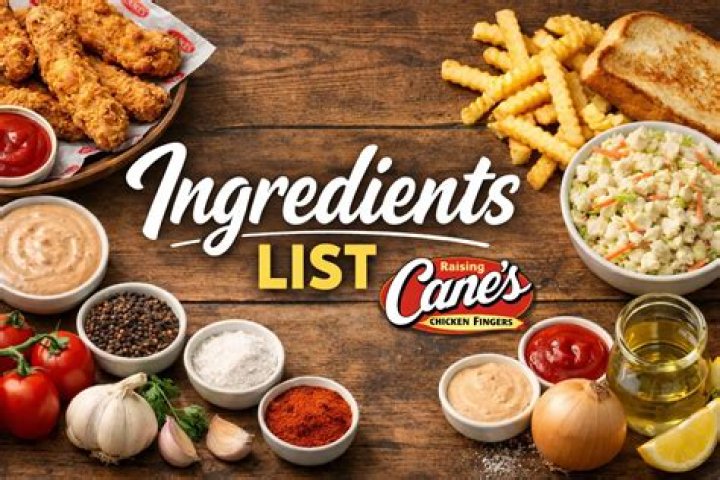 Raising Cane's Ingredients List PDF – Full Transparent Recipe