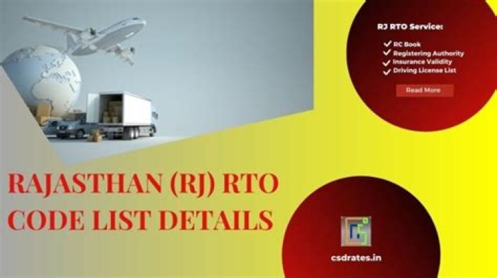 Rajasthan RTO Code List PDF: Complete Download Guide