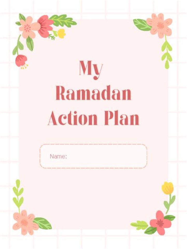 Ramadan Action Plan PDF: Organize Your Fasting Month with Ease