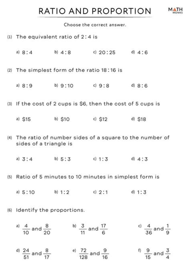 Ratio and Proportion Questions PDF with Answers – Addda247