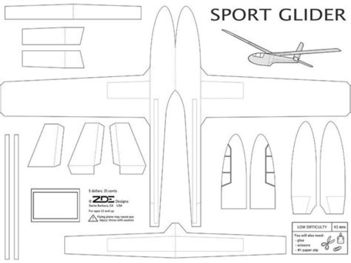 Download Free RC Plane Template PDF for Easy Building