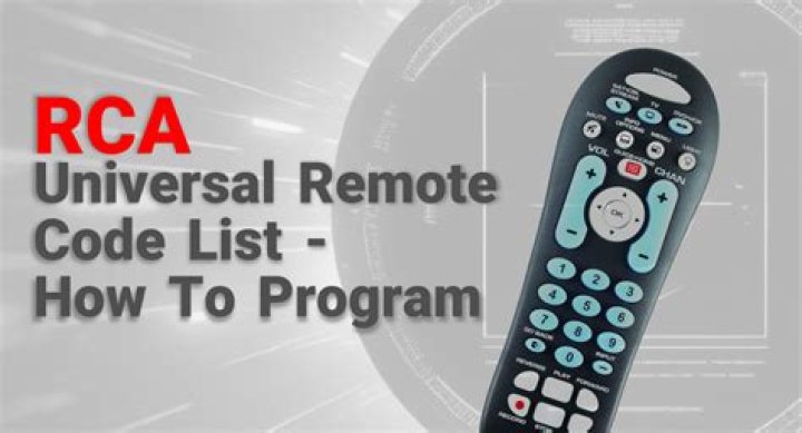 RCA Remote Code List PDF – Complete Lookup & Access