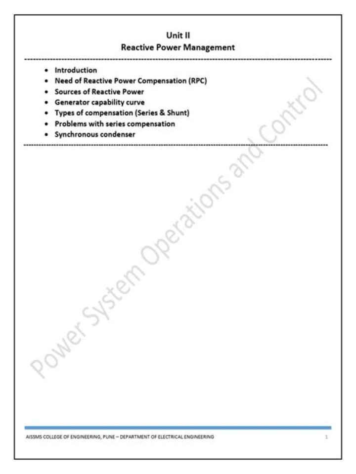 Master Reactive Power Management with Expert PDF Guide