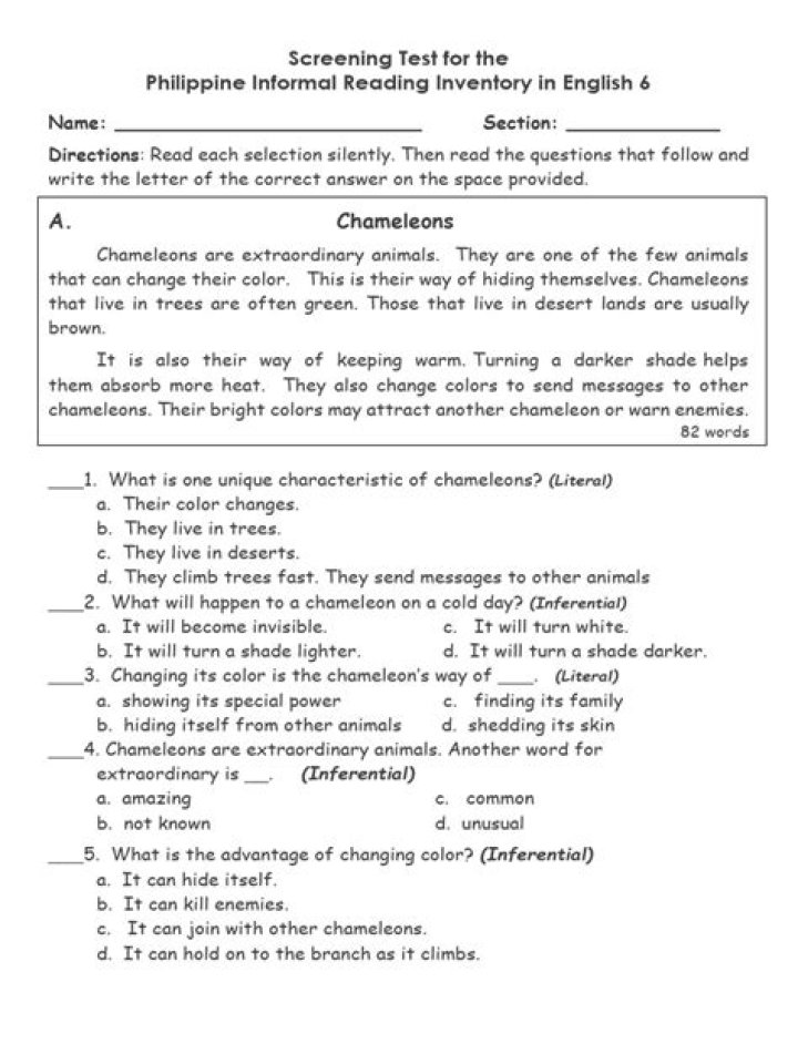 How to Conduct a Reading Inventory Test: Free PDF Guide