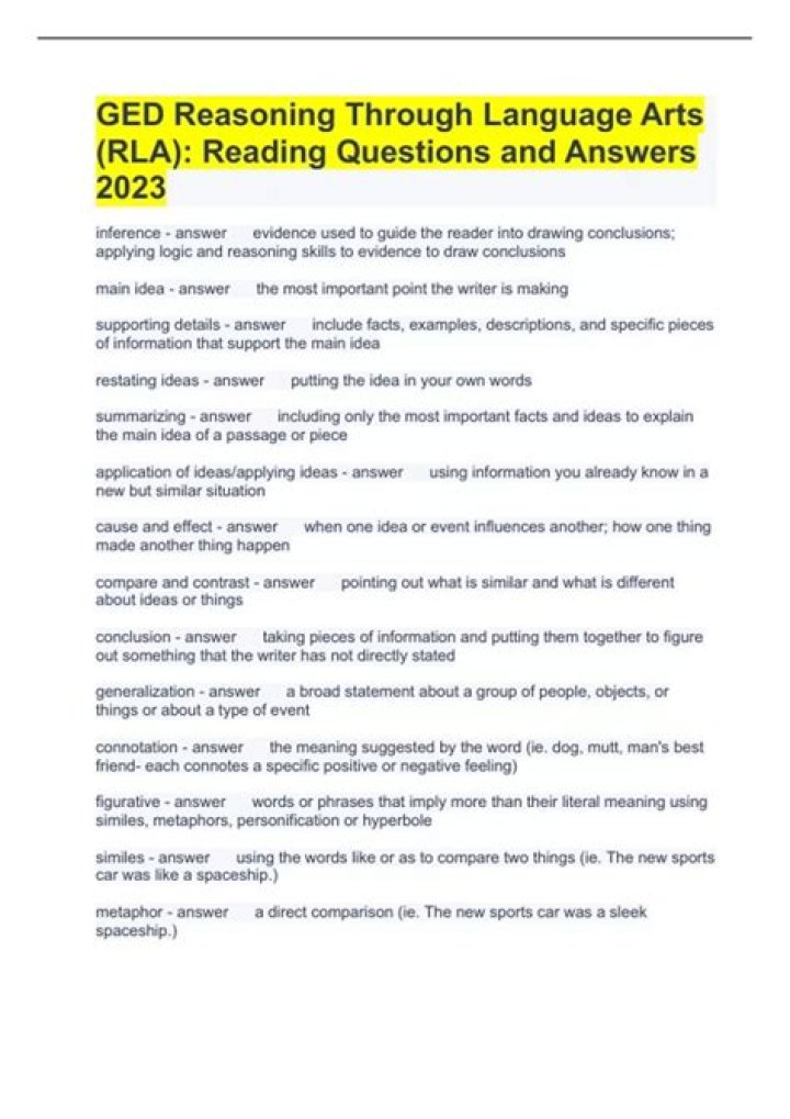 Master Language Arts GED Reasoning with Practice Test PDF