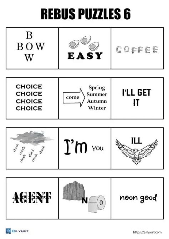 Rebus Puzzles PDF with Answers: Download & Solve Fun Brain Games