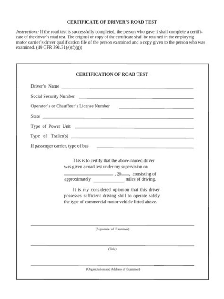 Official Record of Road Test PDF – Download Full Test Report