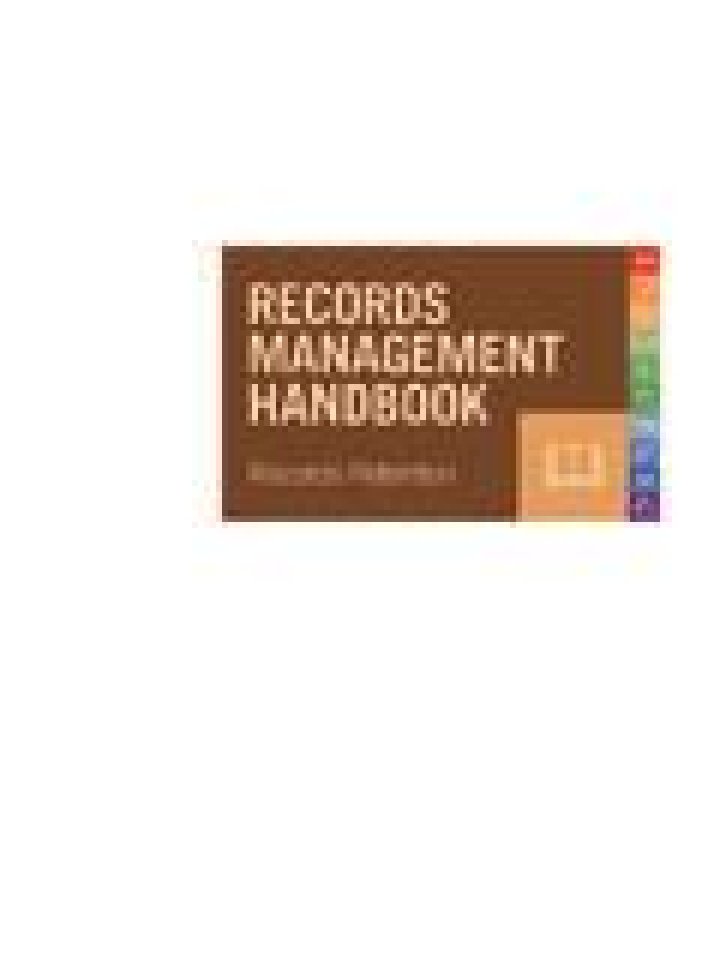 Complete Records Management Handbook PDF: Master Data Governance