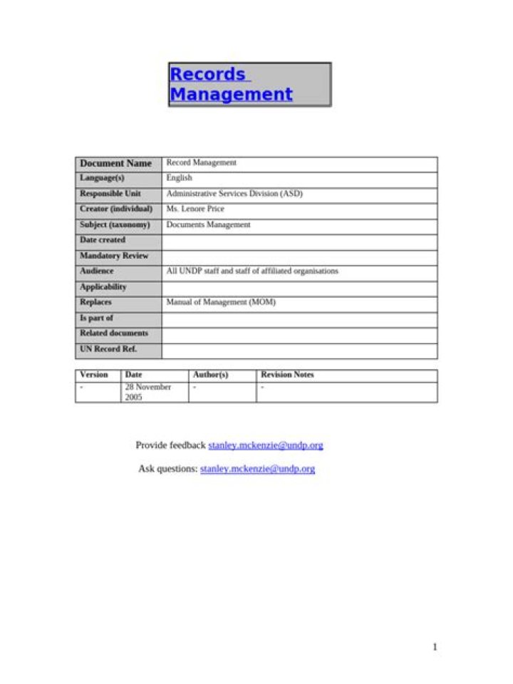 Comprehensive Records Management Policy PDF: Best Practices & Compliance