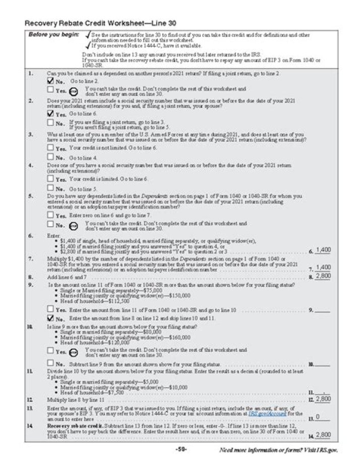 Recovery Rebate Worksheet PDF: Free Download for Financial Recovery