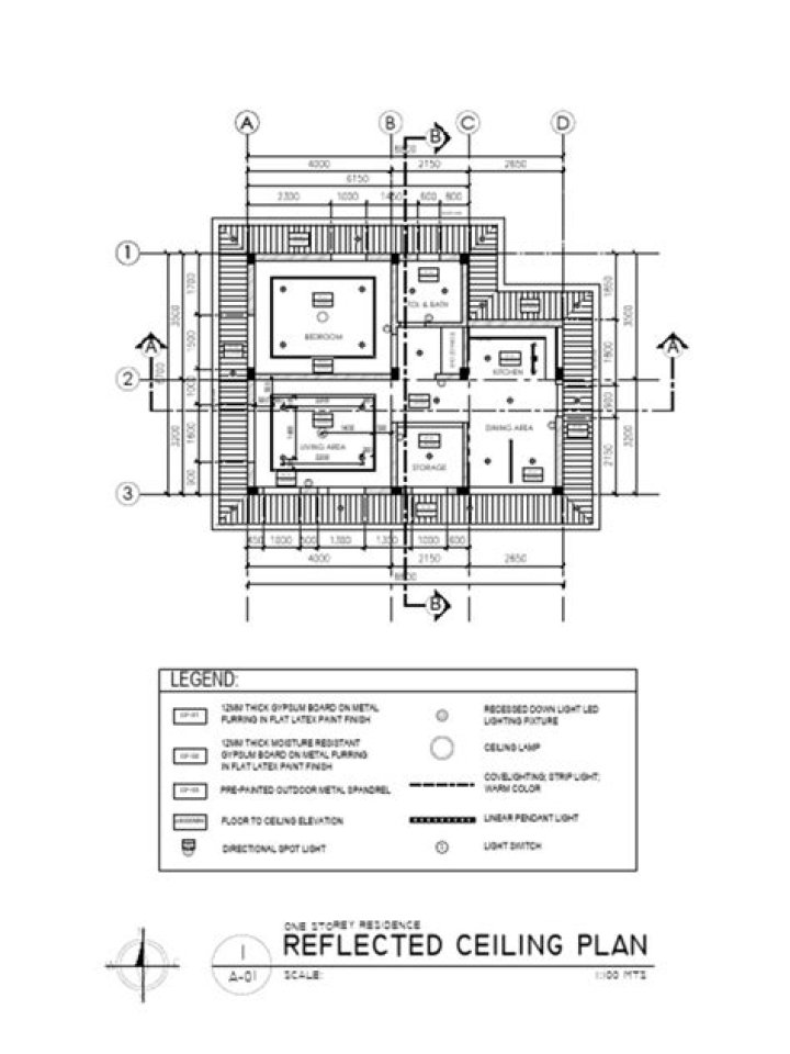 Download Free Reflected Ceiling Plan Sample PDF