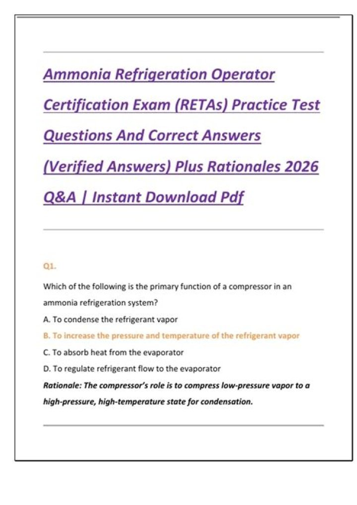 Refrigeration Questions and Answers: Expert PDF Guide