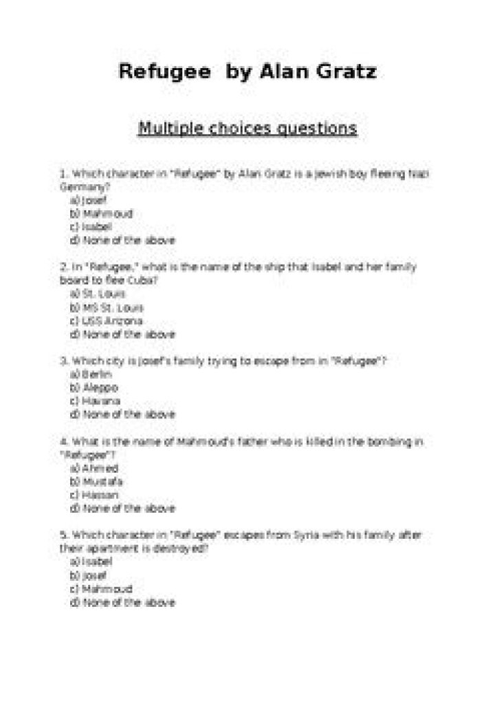 Refugee Questions and Answers PDF: Essential Answers for Families