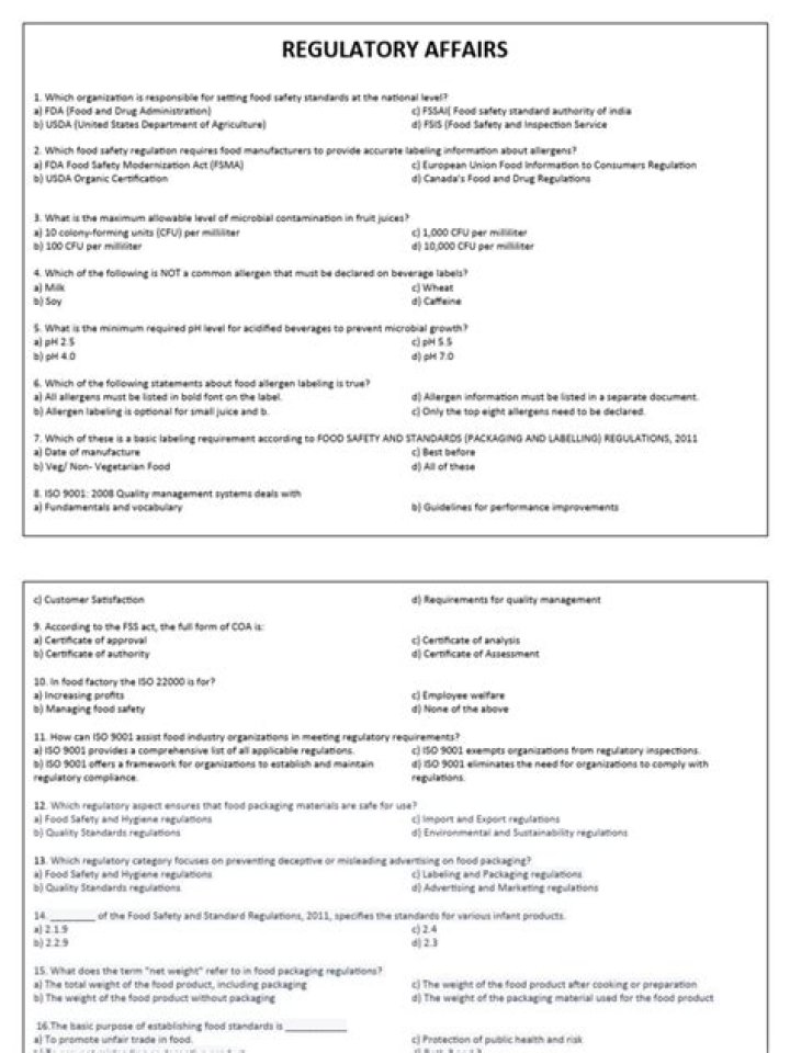 Regulatory Affairs Q&A PDF: Essential Questions & Answers