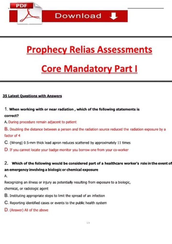 Relias Core Part 3 Mandatory Answers PDF: Complete Guide