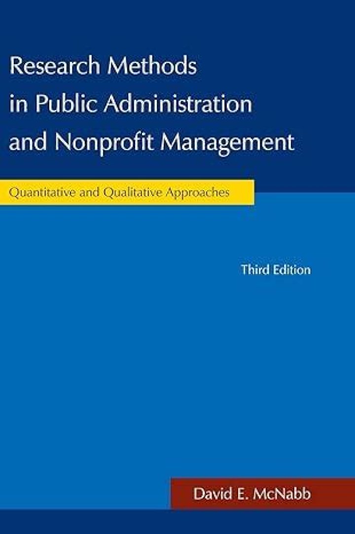 Essential Research Methods in Public Administration and Nonprofit Management: A Comprehensive PDF Guide
