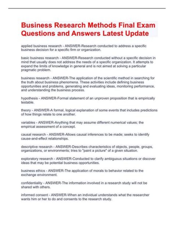 Research Methods Questions and Answers PDF: Expert Guide