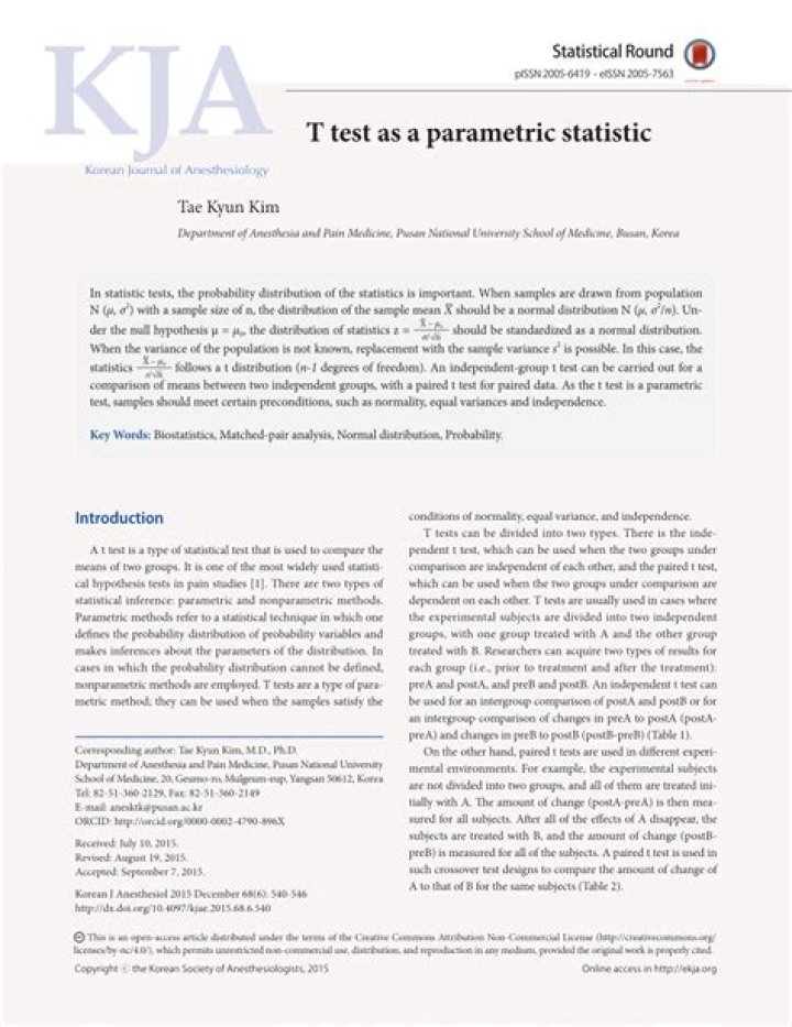 How to Conduct a Research Paper Using T-Test: PDF Analysis