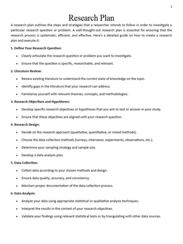 Research Plan PDF: How to Create an Effective Research Proposal