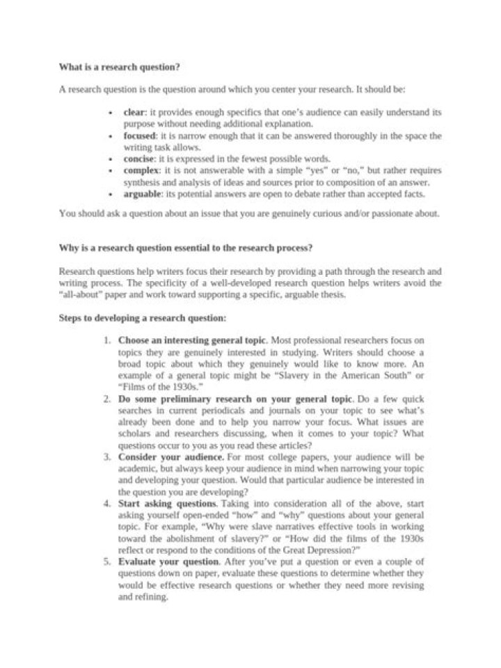 Essential Research Question PDF Templates for Academic Studies