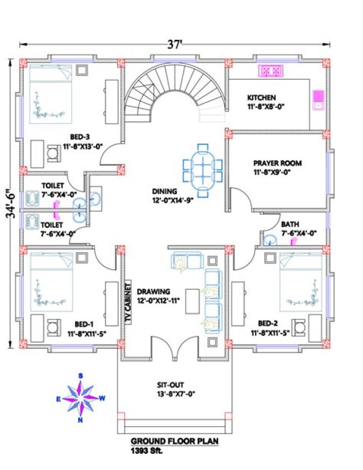 Residential Floor Plans with Dimensions PDF – Download Complete Templates