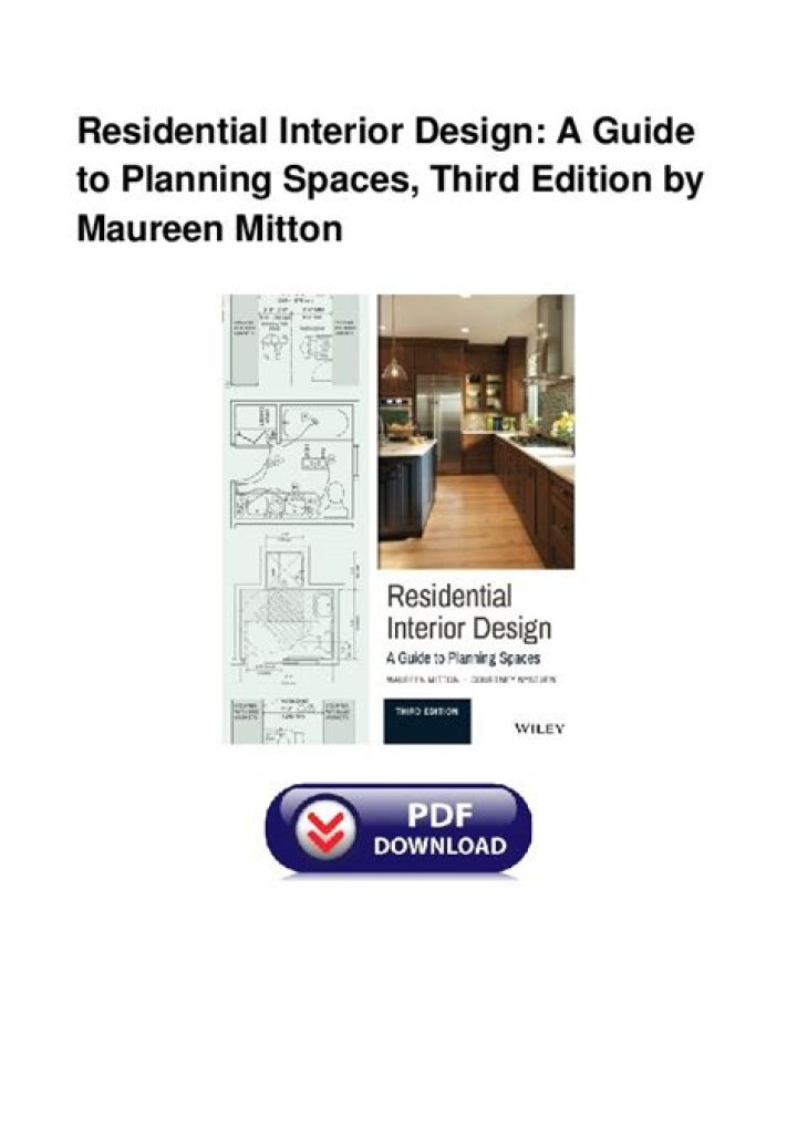 Residential Interior Design Guide: Planning Spaces Like a Pro (PDF)