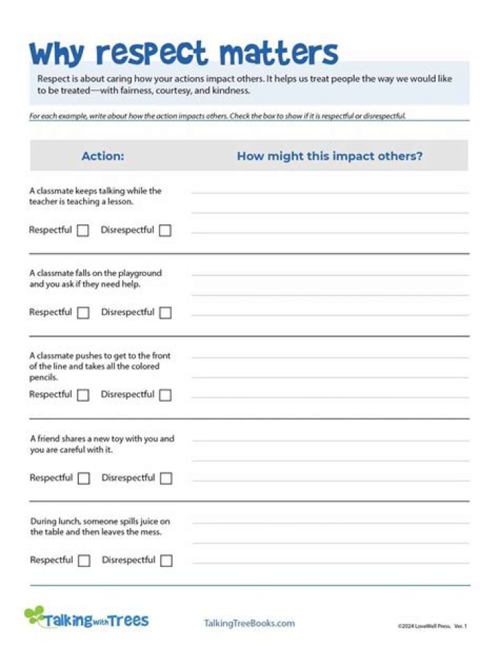 Respect Worksheets for Adults PDF: Practical Tools for Building Healthy Relationships