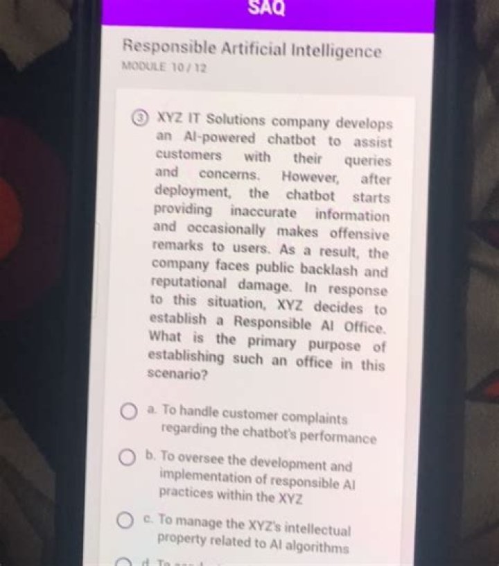 Responsible AI Solutions: Infosys SAQ Answers PDF for Compliance and Ethics